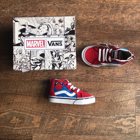 Vans Other - New Vans Marvel Toddler Spiderman Sneakers